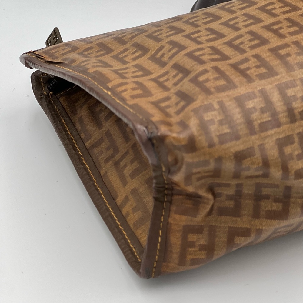 Fendi vintage top zip and side snap clutch - Picture 5 of 13